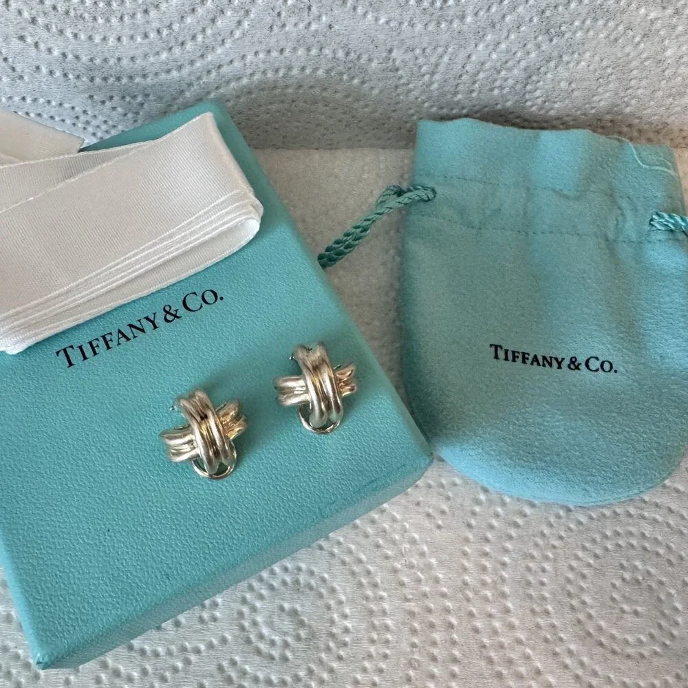 Tiffany & Co. Vintage Sterling Silver Earrings Bundle - Picture 1 of 7